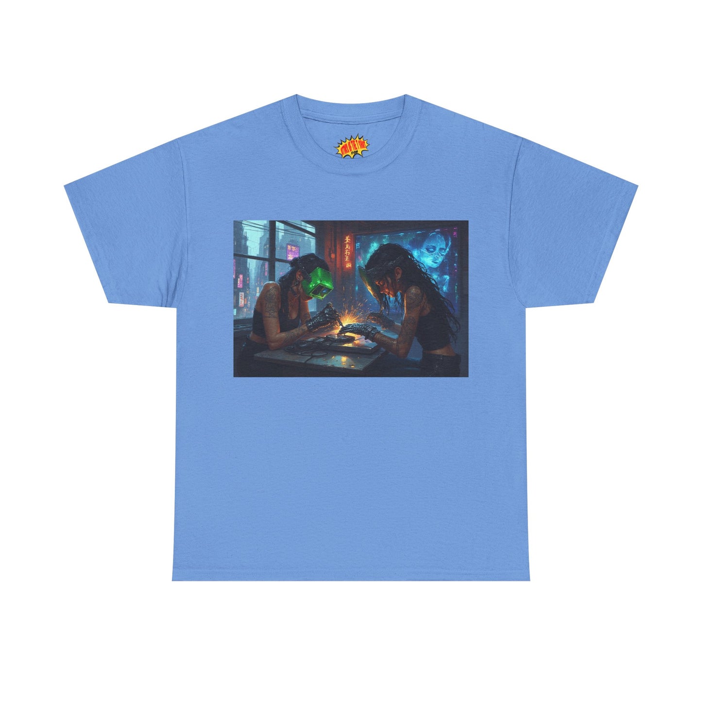 Cyberpunk Robot Nail Salon T-Shirt *Multiple Colors*