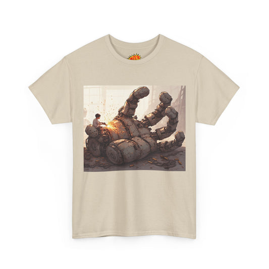 Anime Welder w/Giant Robot Hand T-Shirt *Multiple Colors*