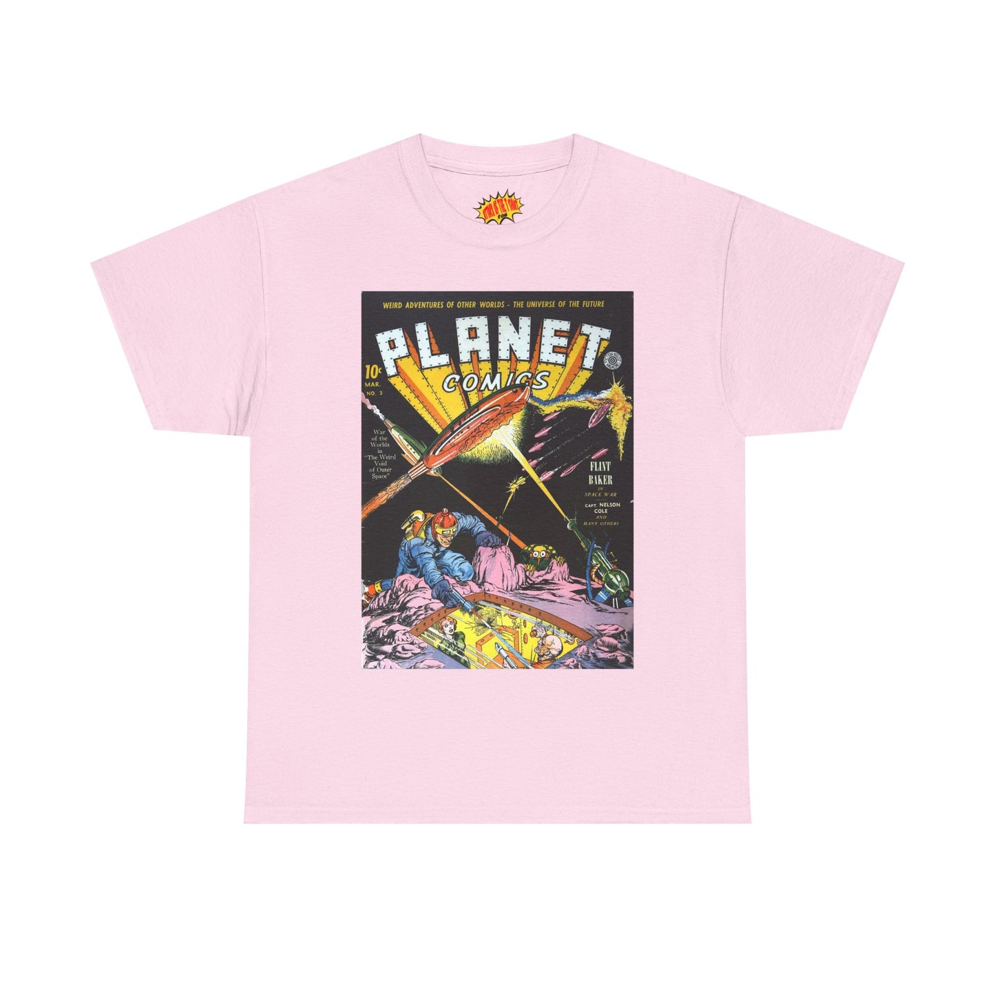 Planet Comics #3 - Heavy Cotton Tee *Light Colors*
