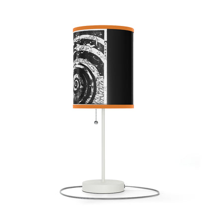 Destruction by Hokusai Japanese Woodcut Lamp