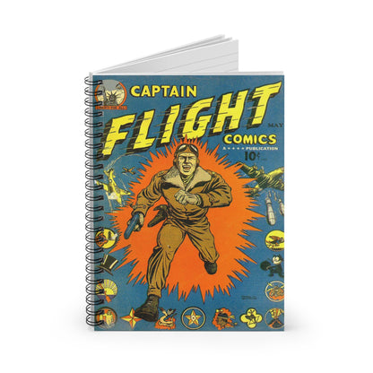 Captain Flight May Comic Cover Notebook