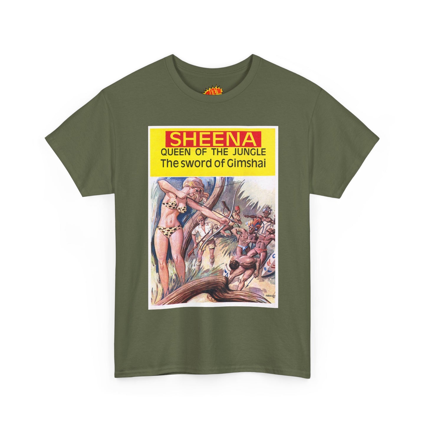 Sheena Queen of the Jungle Comic Tee Shirt *Multiple Colors*