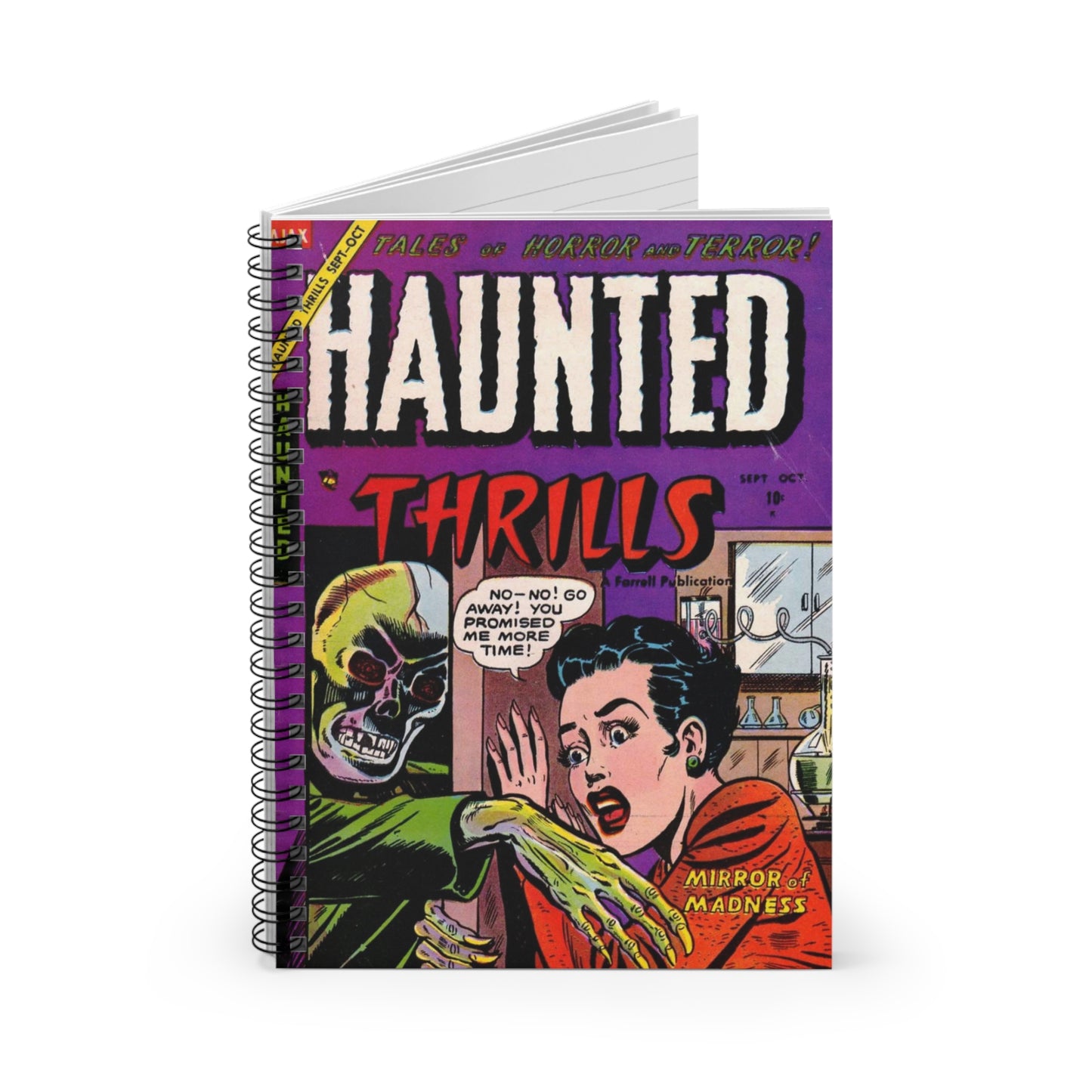 Haunted Thrills September - October Comic Cover Notebook
