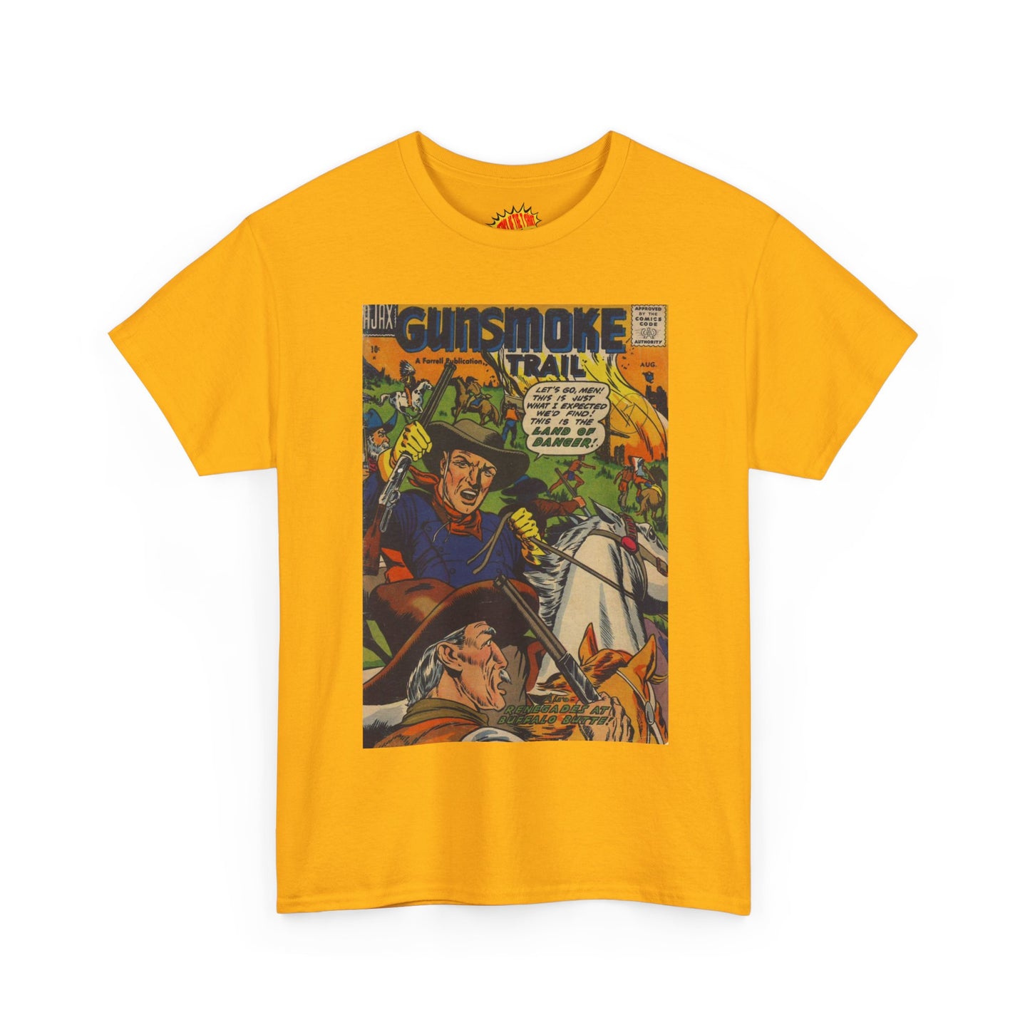 Gunsmoke Trail August Comic Tee Shirt *Multiple Colors*
