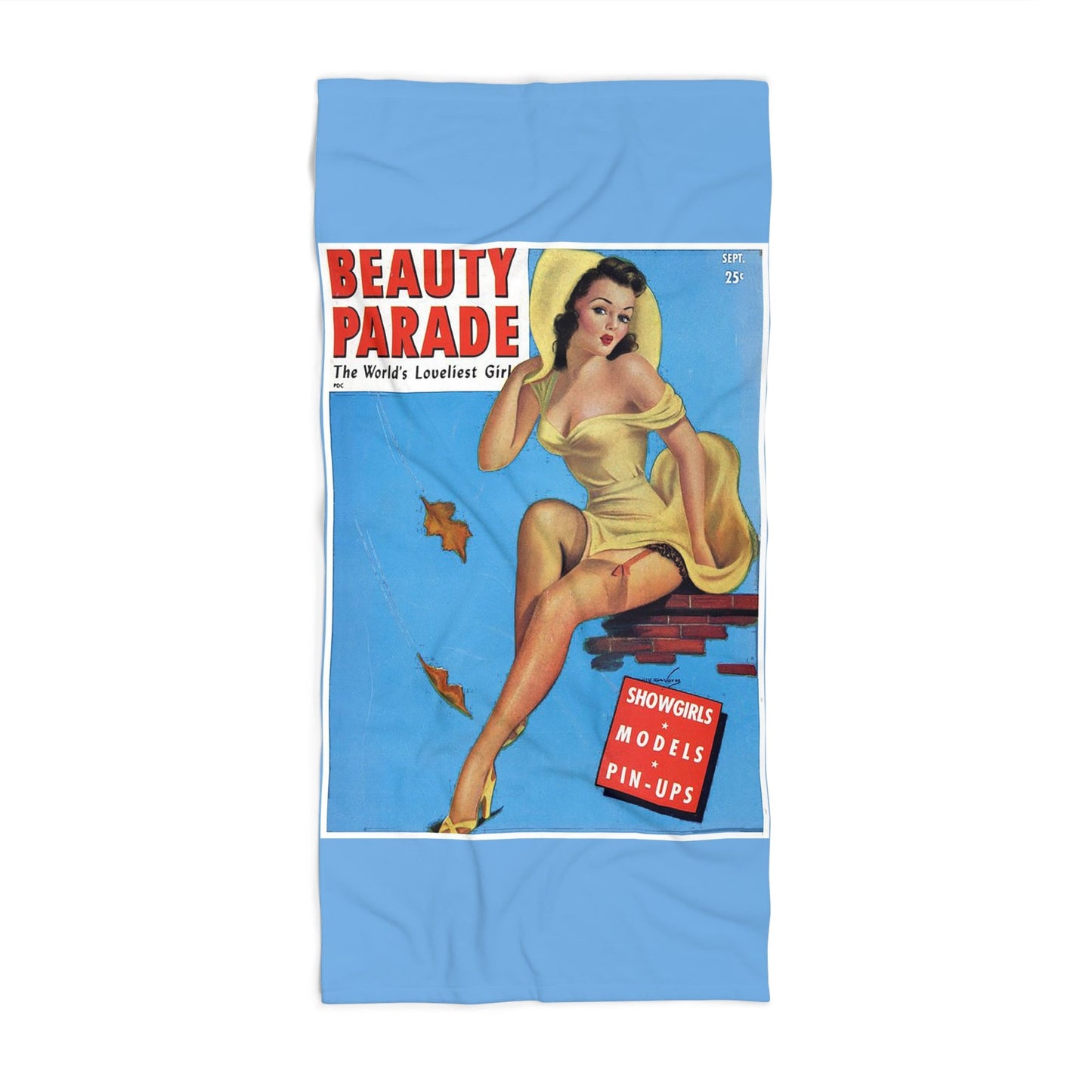 Beauty Parade Beach Towel Light Blue