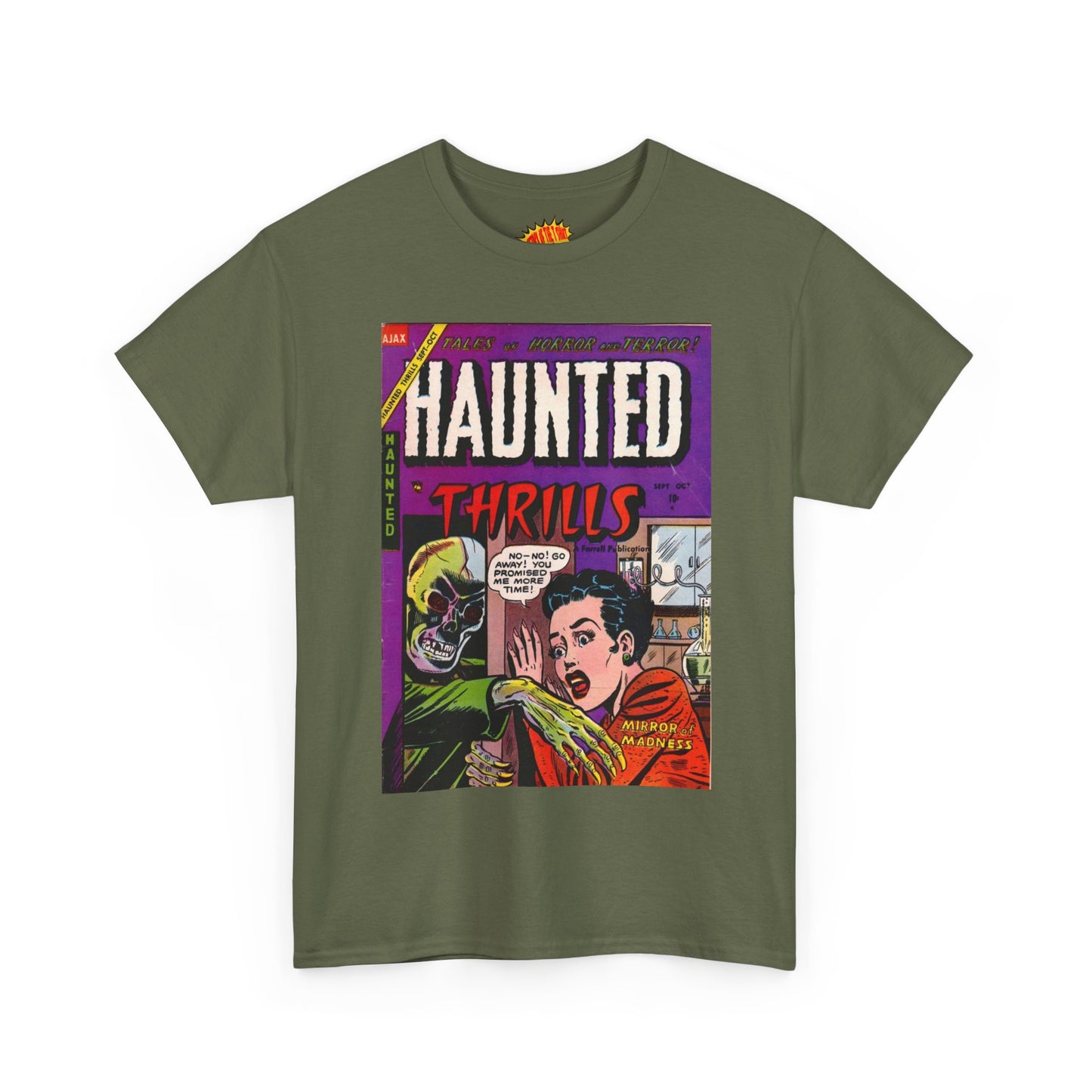 Haunted Thrills September - October Comic Tee Shirt *Multiple Colors*