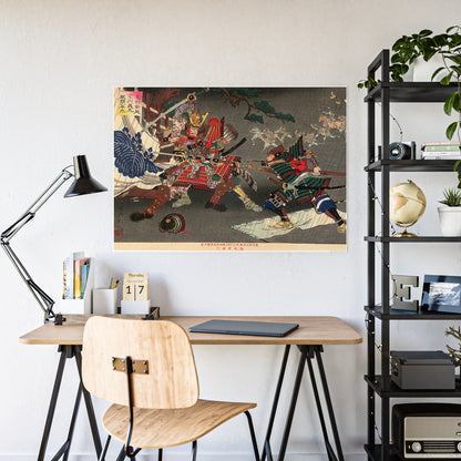 The Battle of Okehazama - Toyohara Chikanobu