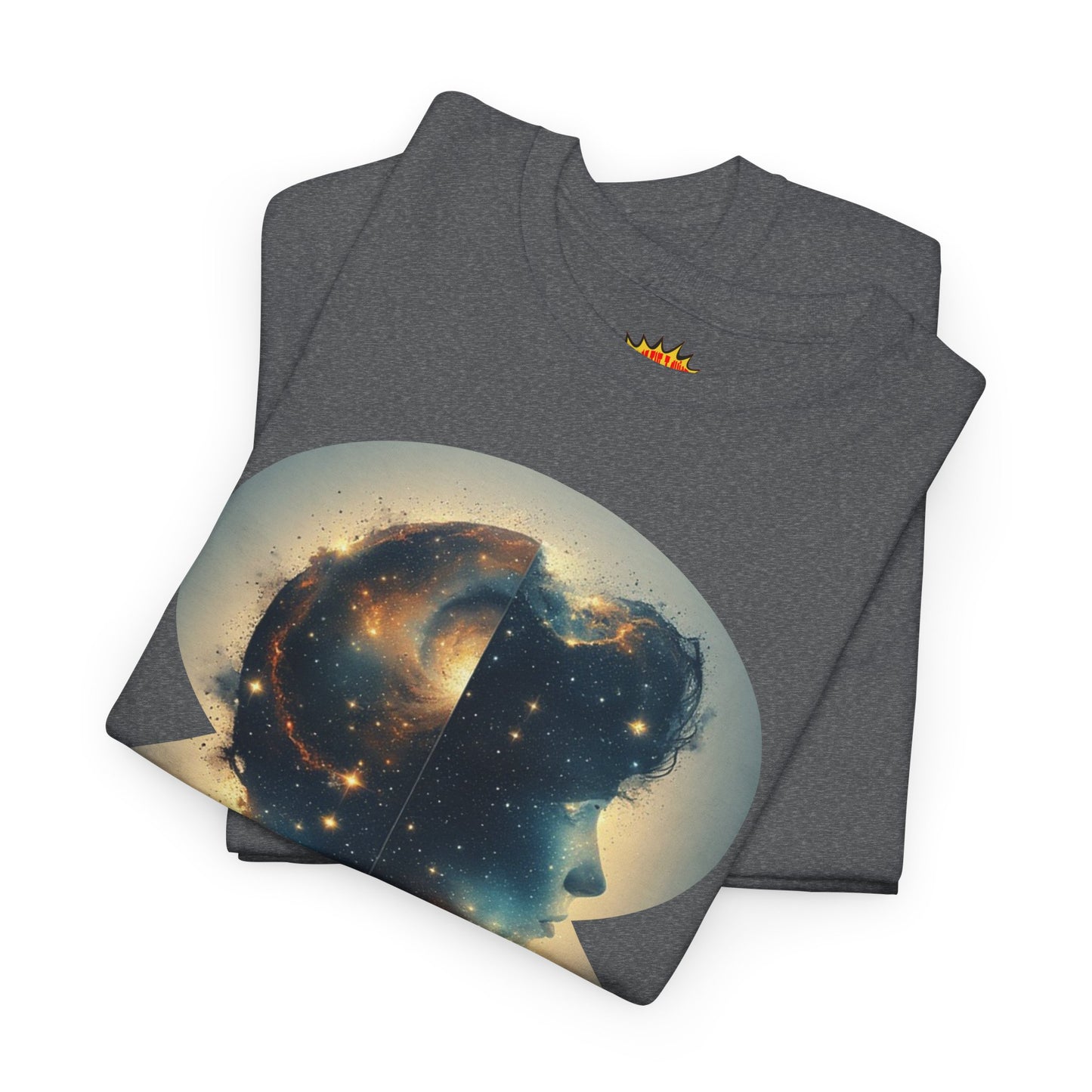Cosmic Silhouette Galaxy Graphic Art Tee Shirt *Multiple Colors*