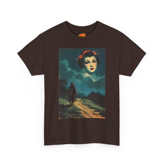 Walking Samurai w/Cloud Woman T-Shirt *Multiple Colors*
