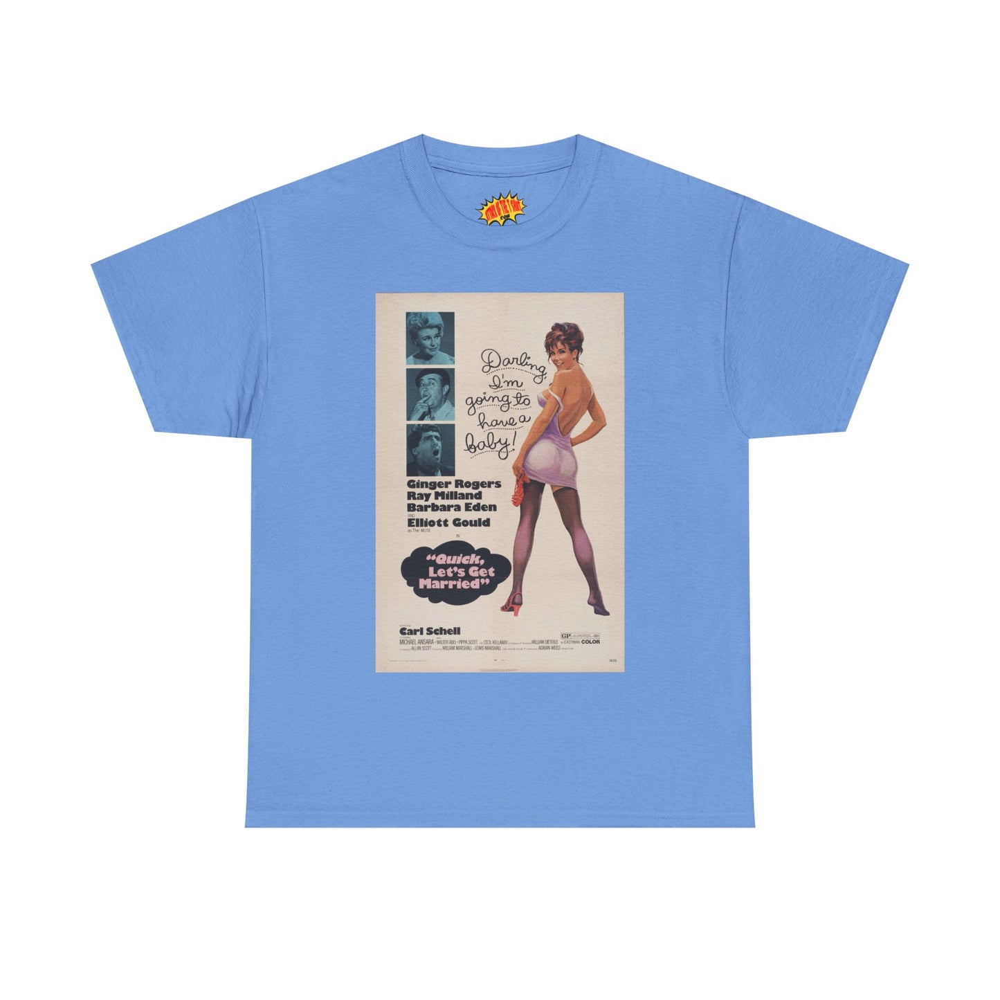 Quick, Let's Get Married Movie Poster T-Shirt *Multiple Colors*