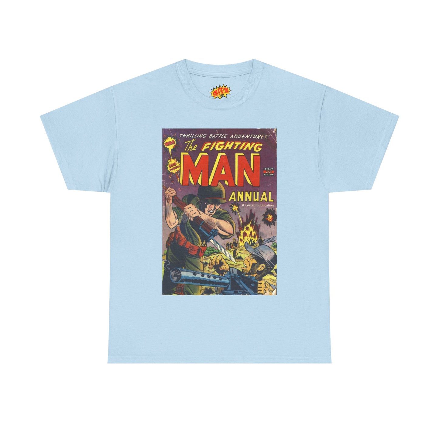 The Fighting Man Annual Comic Tee Shirt *Multiple Colors*