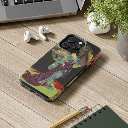 Oji Waterfall by Toyohara Chikanobu, 1890 iPhone Case *Many Sizes Available*