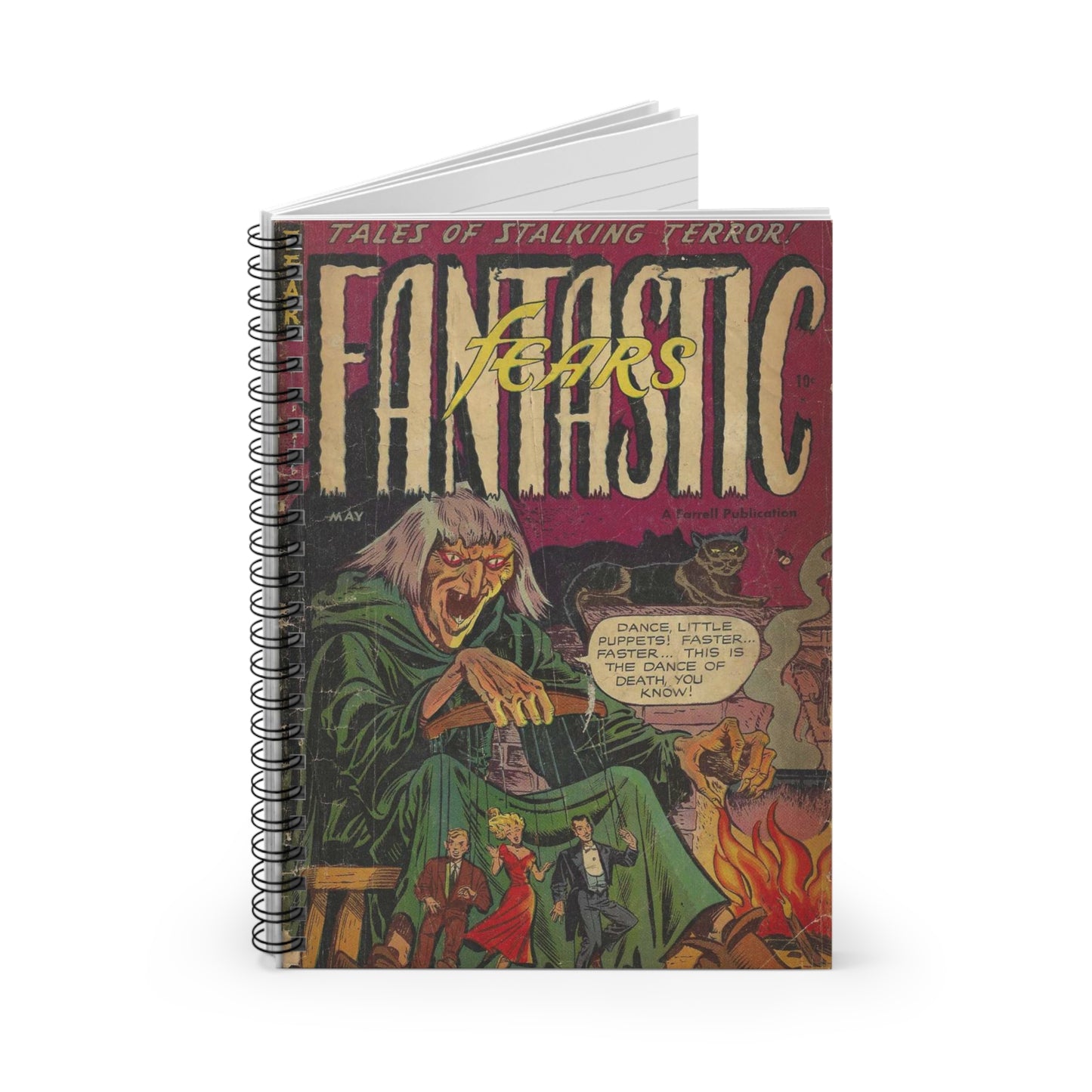 Fantastic Fears May Comic Spiral Notebook