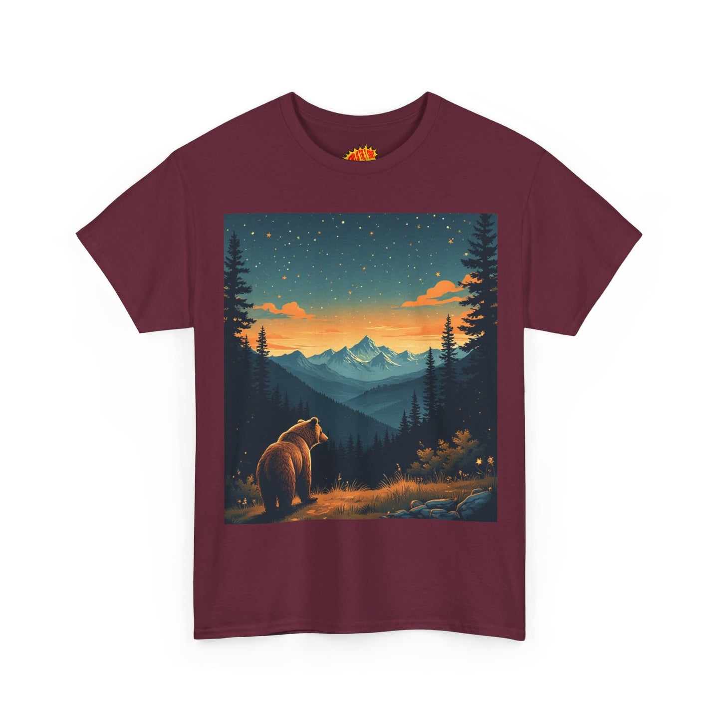 Mountain Bear Sunrise Scene T-Shirt *Multiple Colors*