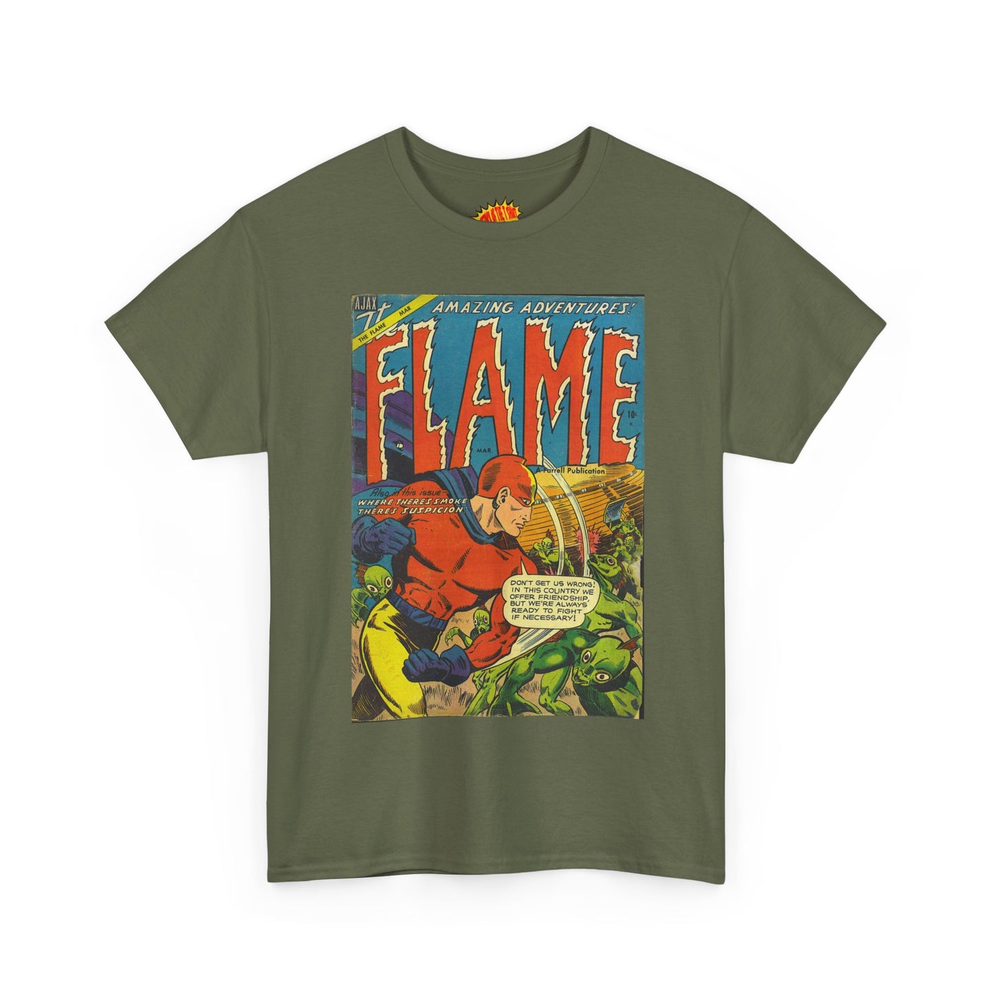 The Flame March Comic Tee Shirt *Multiple Colors*