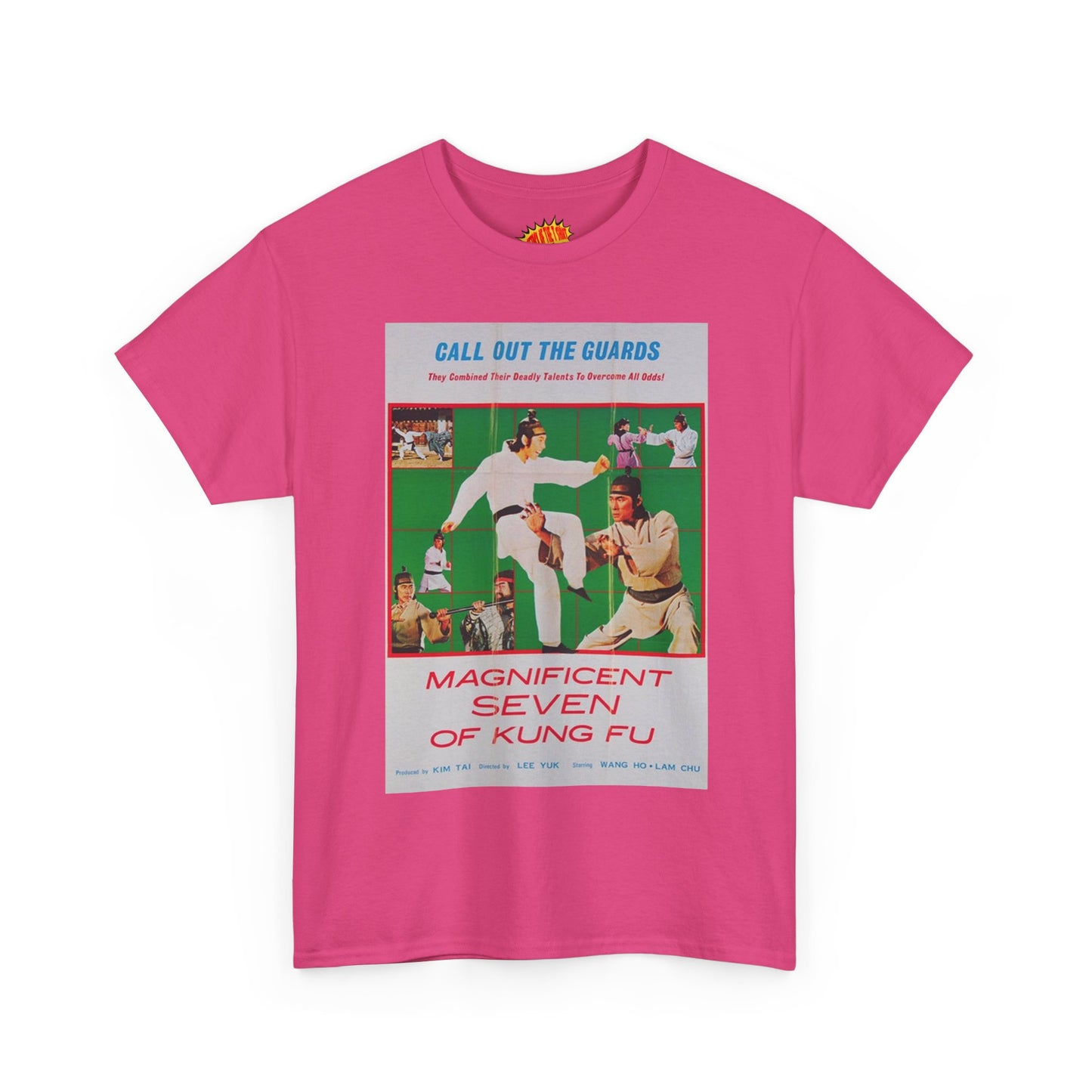 Magnificent Seven of Kung-Fu Movie Poster T-Shirt *Multiple Colors*