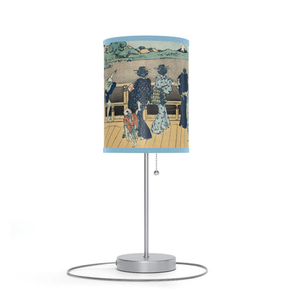 The Sazai Hall by Hokusai Japanese Lamp