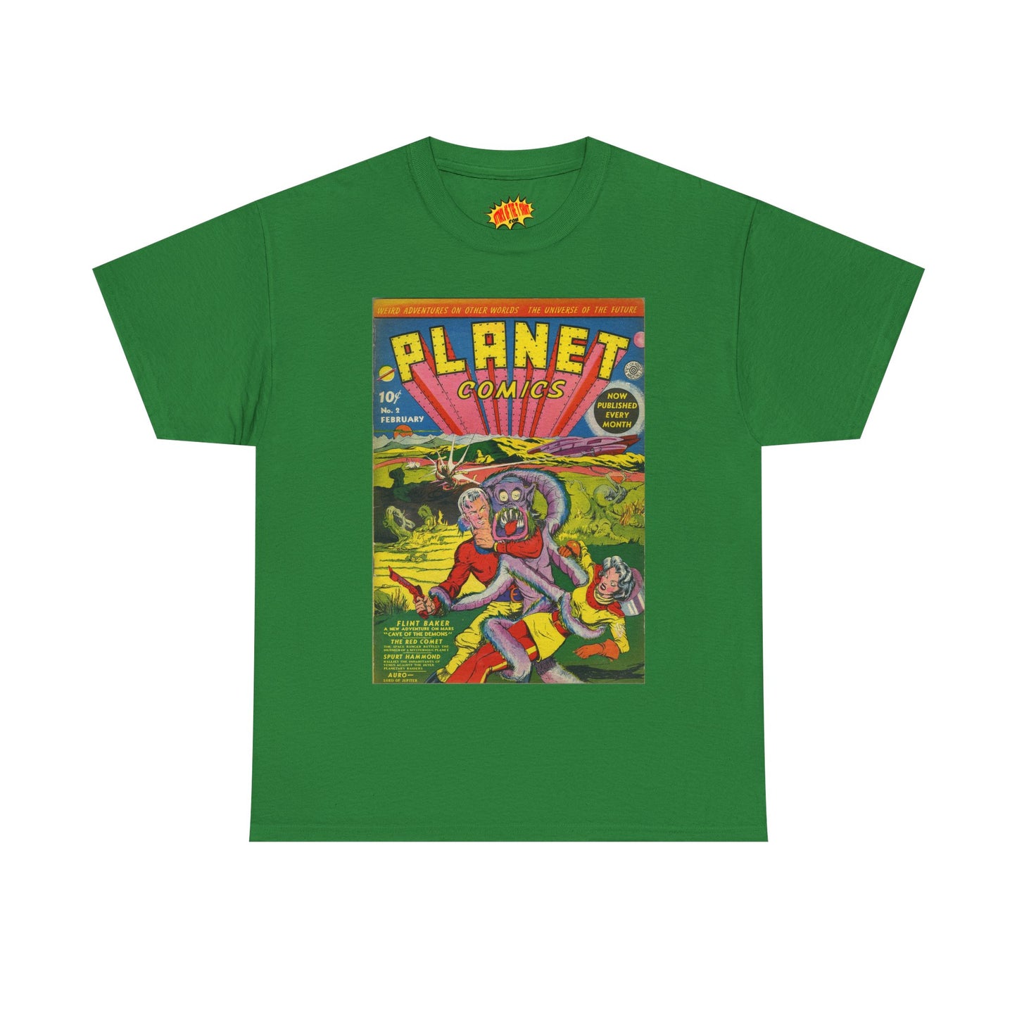 Planet Comics #2 - Heavy Cotton Tee *Dark Colors*