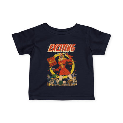 Exciting Comics #53 feat Miss Masque Infant Tee *Many Sizes/Colors Available*