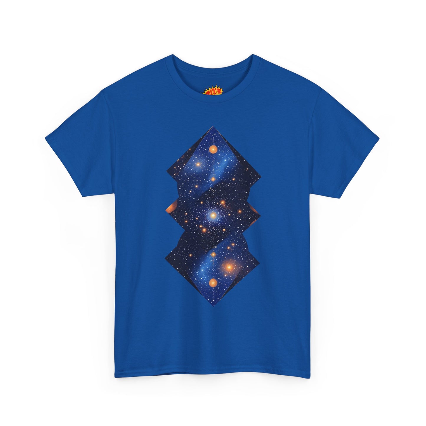 Geometric Shaped Galaxy Graphic Space Art Tee Shirt *Multiple Colors*