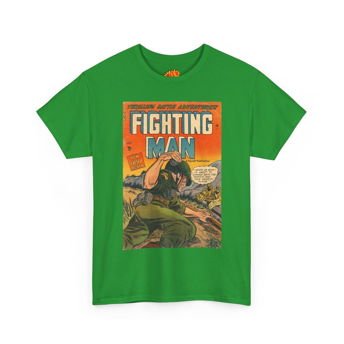 The Fighting Man July Comic Tee Shirt *Multiple Colors*