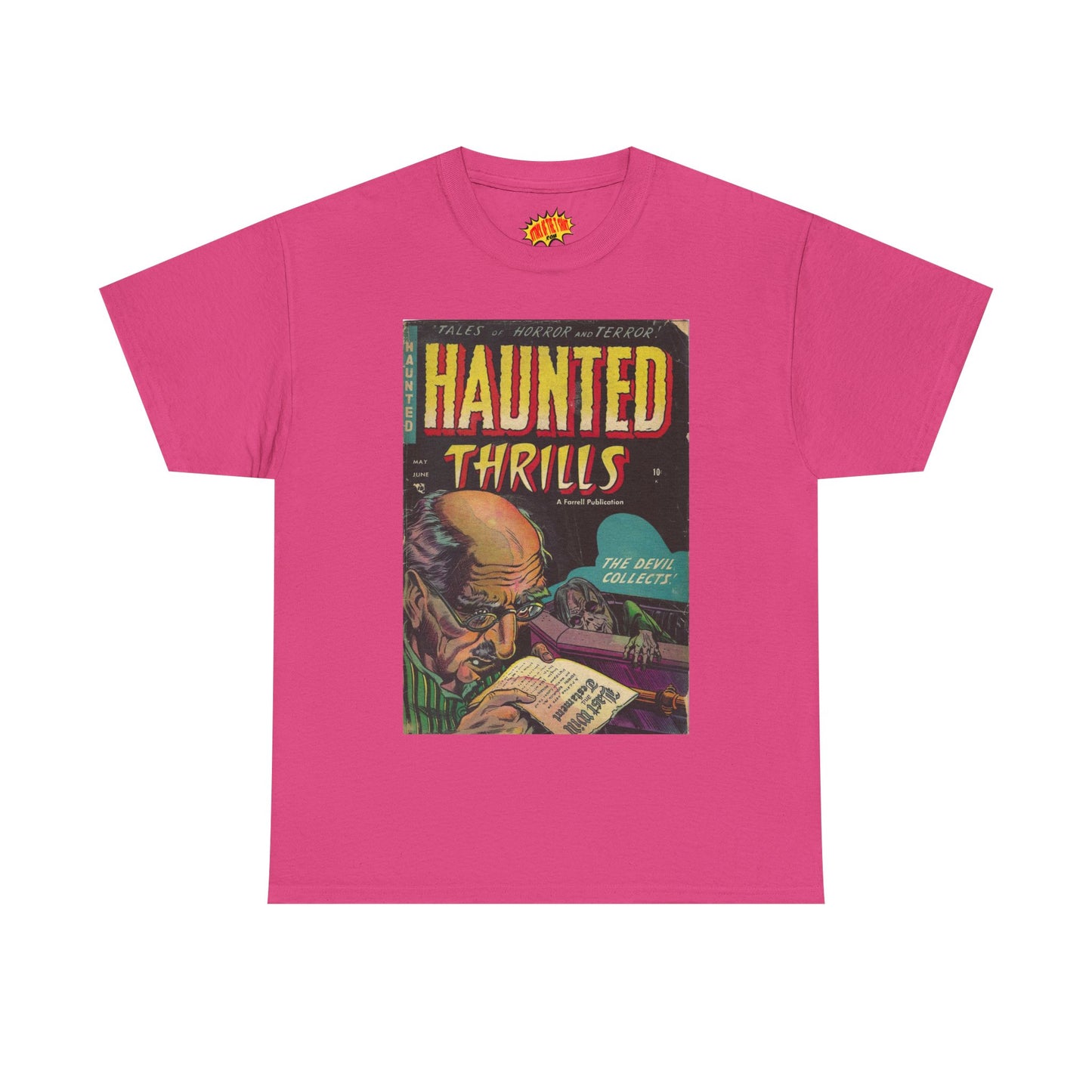 Haunted Thrills May - June Comic Tee Shirt *Multiple Colors*