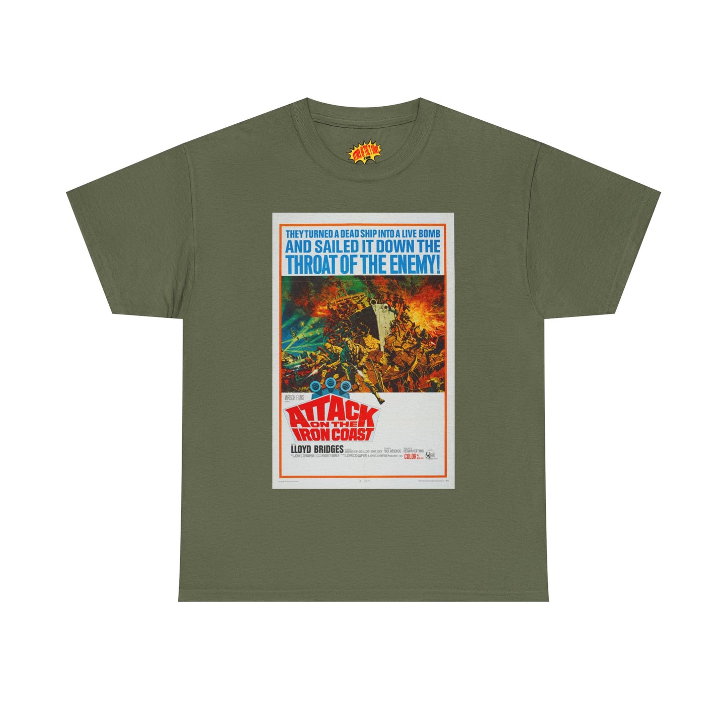 Attack on the Iron Coast Movie Poster T-Shirt *Multiple Colors*