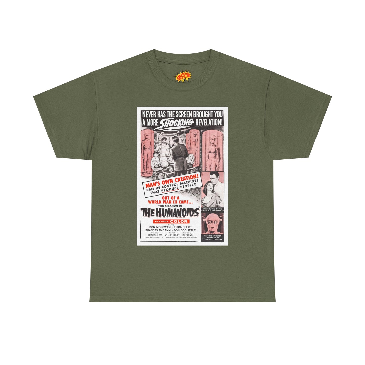 The Creation of the Humanoids Movie Poster T-Shirt *Multiple Colors*