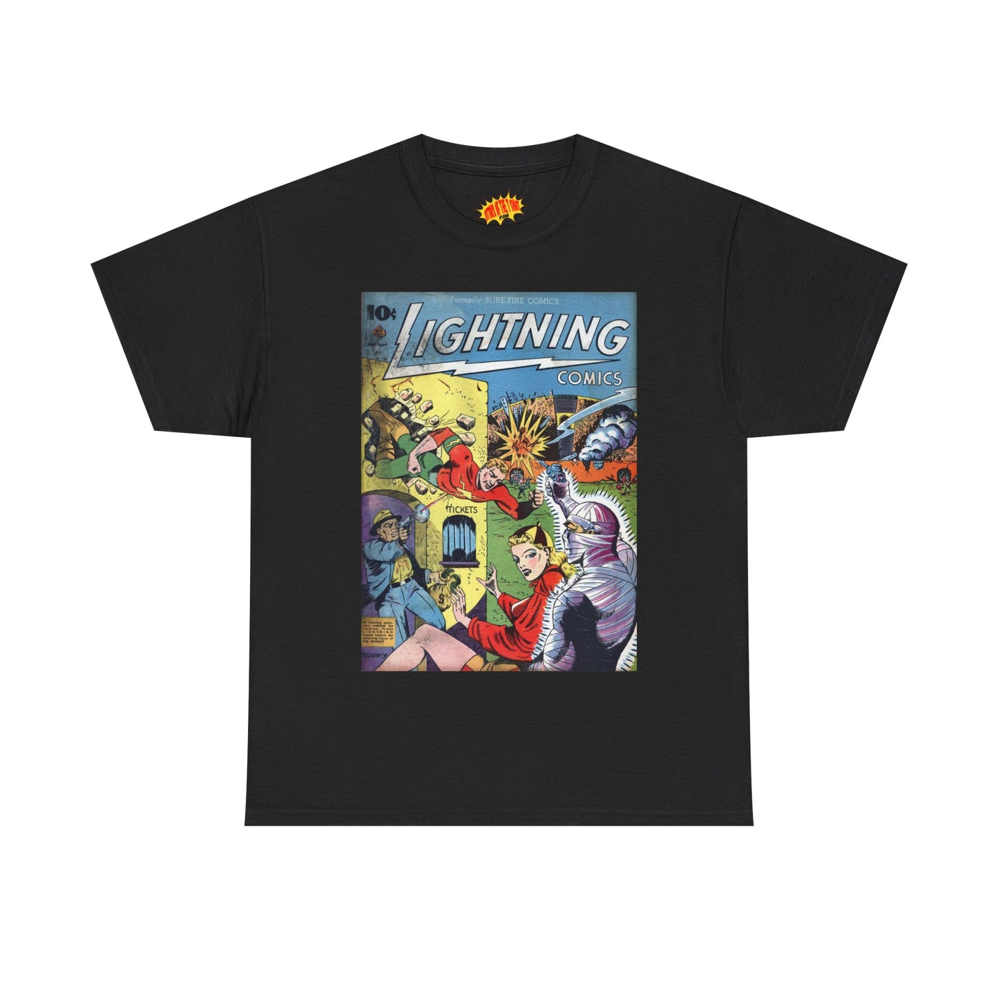 Lightning Comics February Comic Tee Shirt *Multiple Colors*