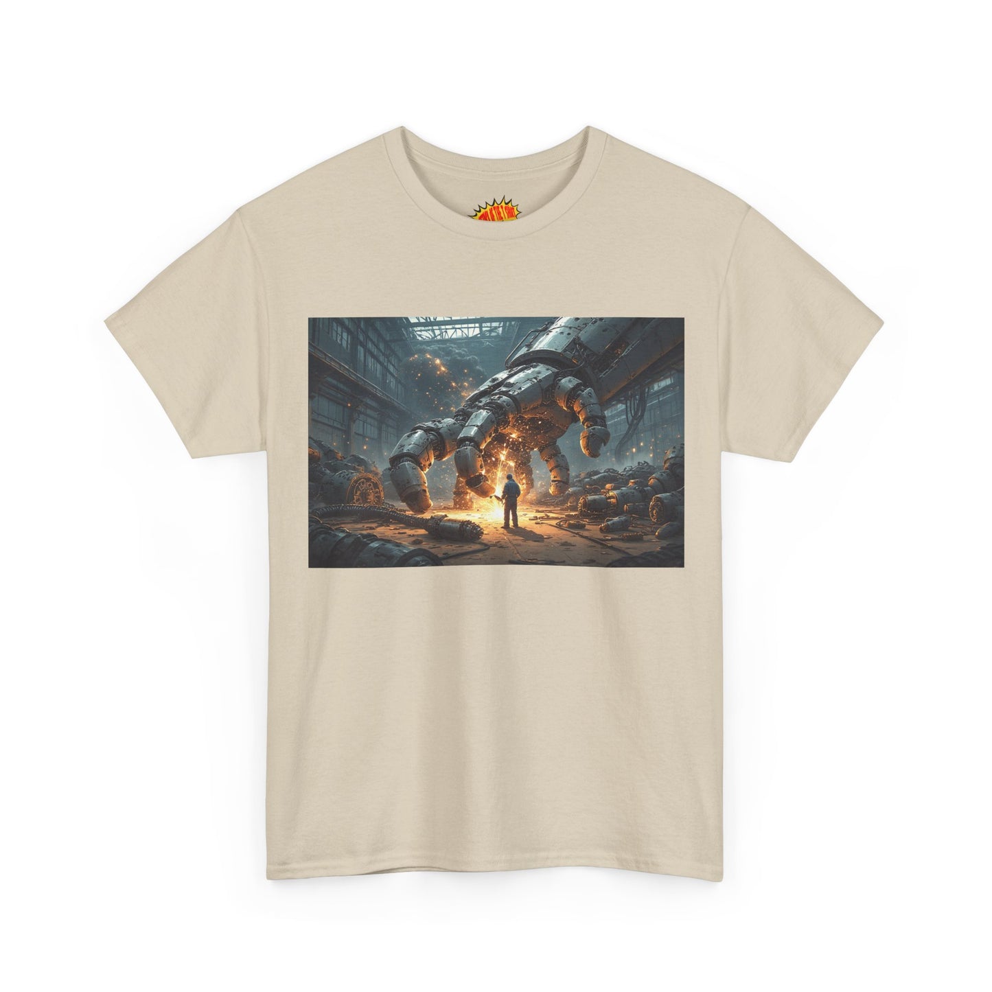 Anime Mech Factory w/Welder & Robot Hand T-Shirt *Multiple Colors*