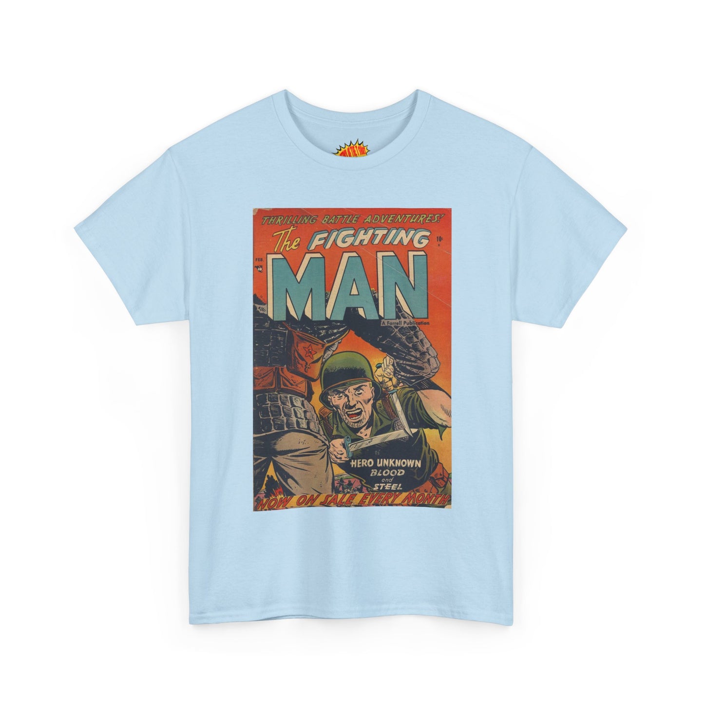 The Fighting Man February Comic Tee Shirt *Multiple Colors*