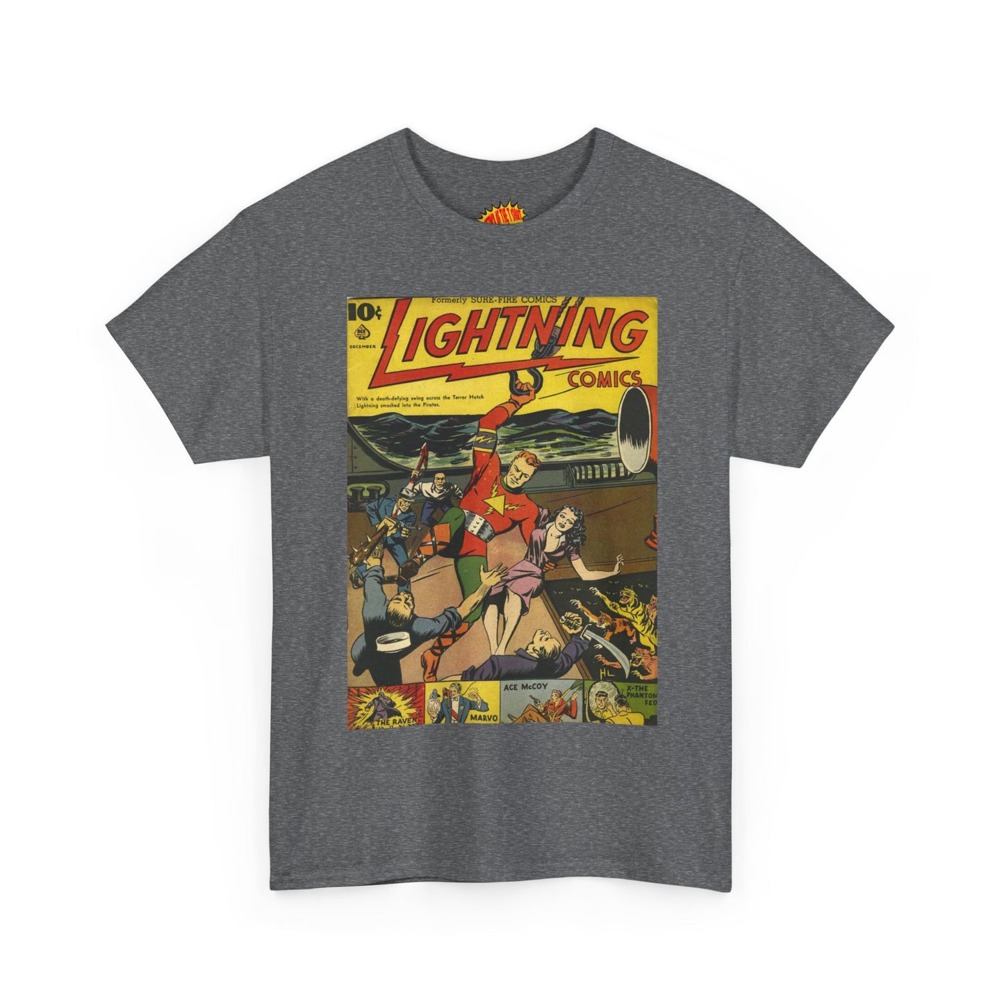 Lightning Comics December Comic Tee Shirt *Multiple Colors*