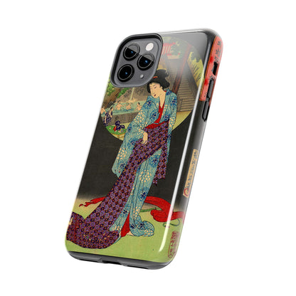 Oji Waterfall by Toyohara Chikanobu, 1890 iPhone Case *Many Sizes Available*