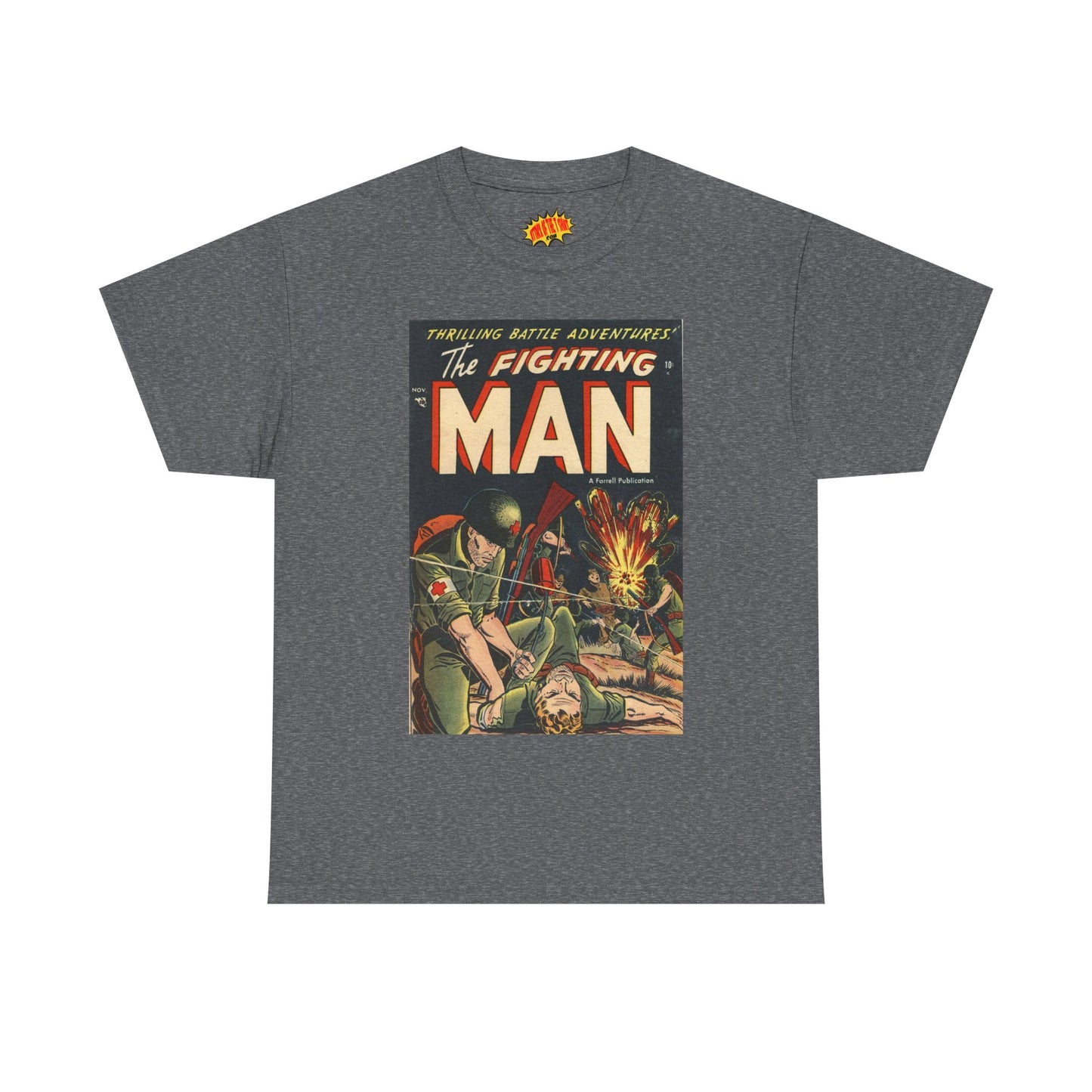 The Fighting Man November Comic Tee Shirt *Multiple Colors*
