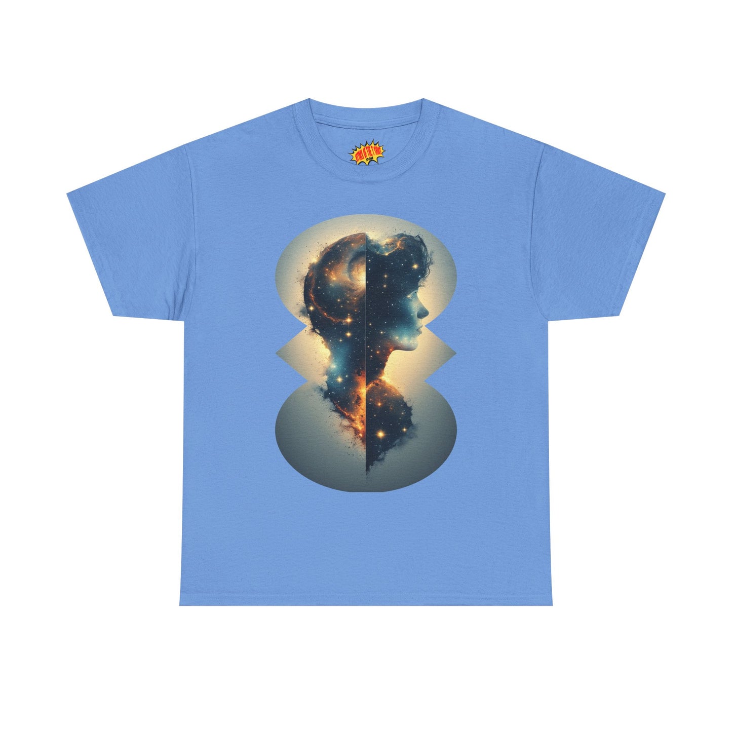 Cosmic Silhouette Galaxy Graphic Art Tee Shirt *Multiple Colors*