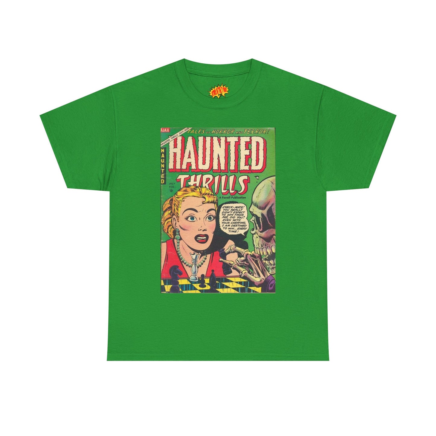 Haunted Thrills July - August Comic Tee Shirt *Multiple Colors*