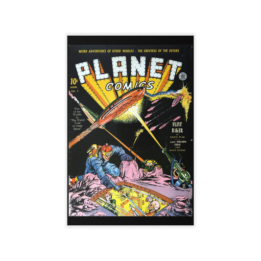 Planet Comics #3 Wall Decals