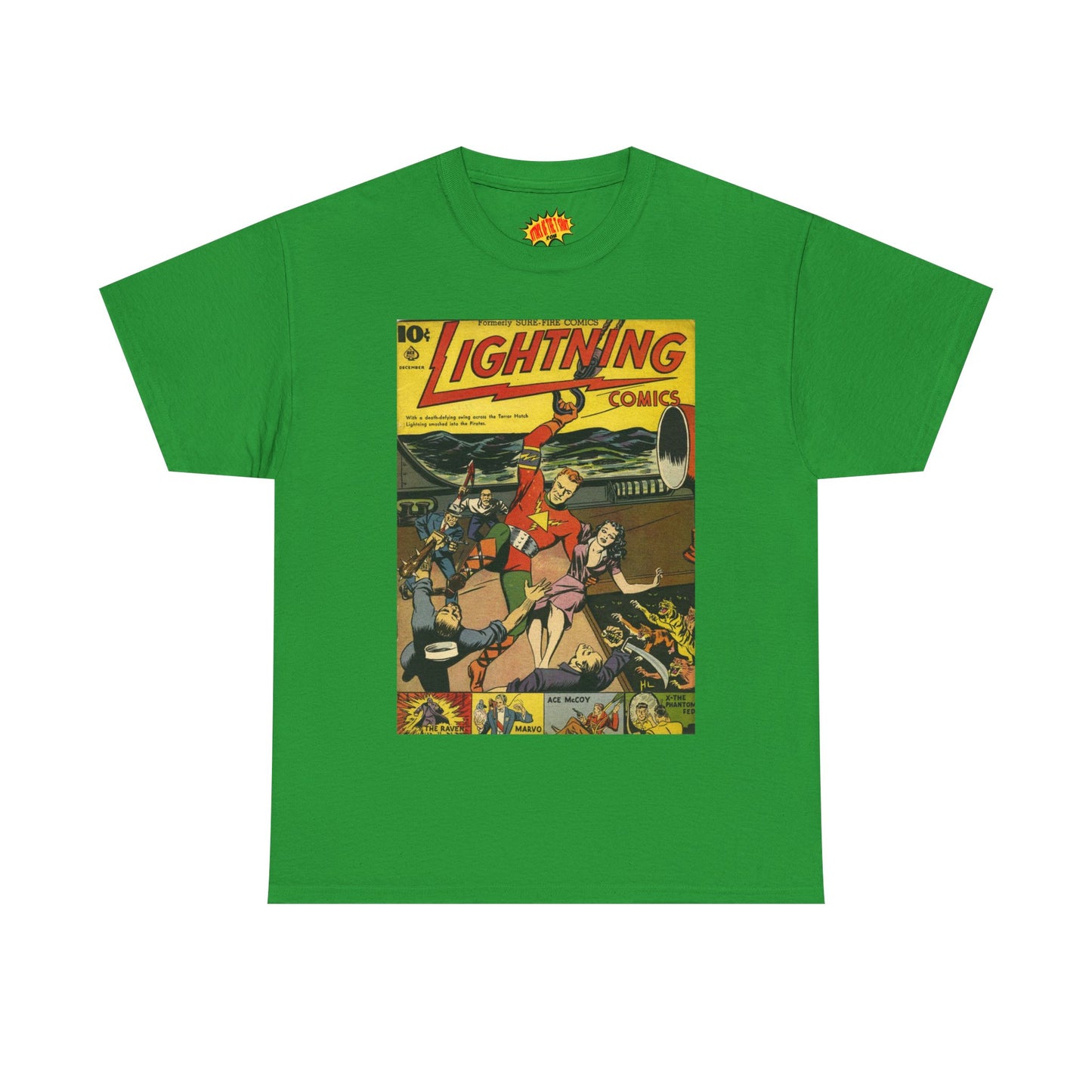 Lightning Comics December Comic Tee Shirt *Multiple Colors*