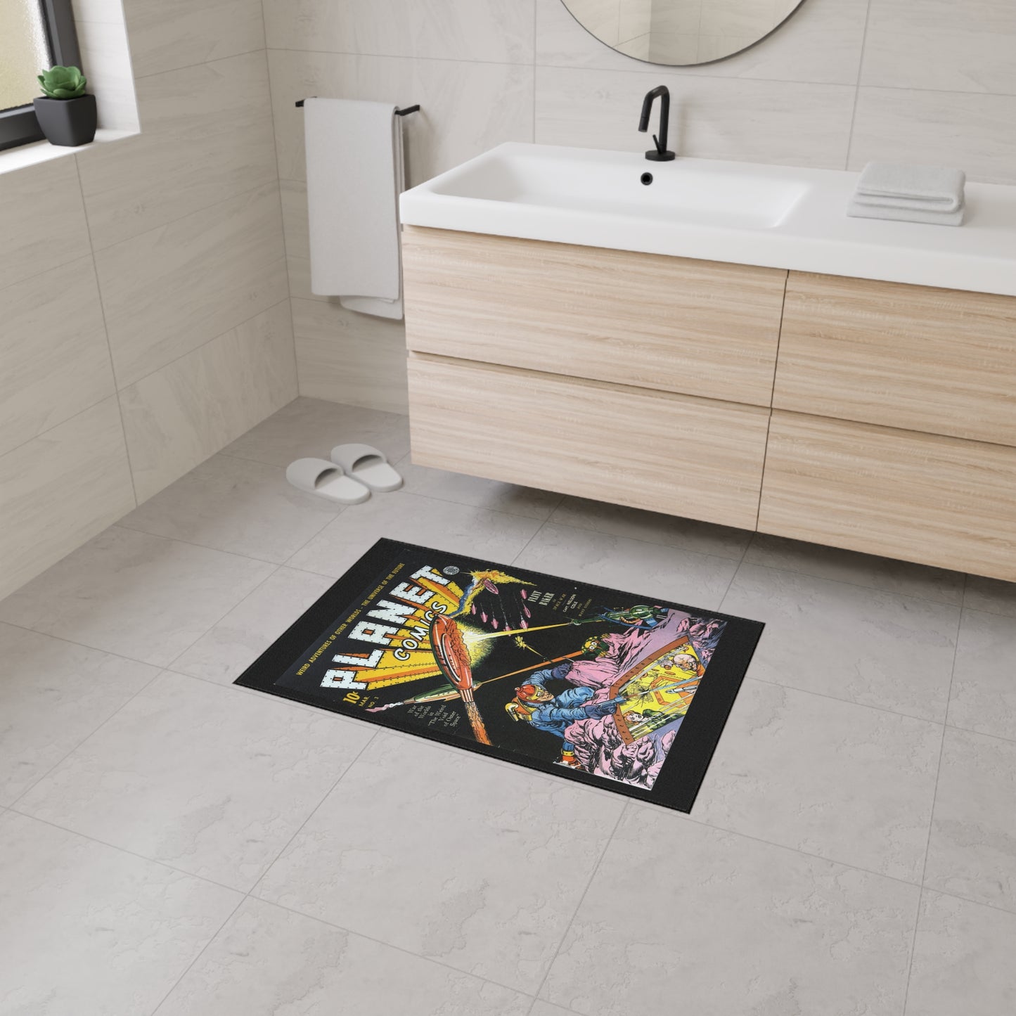 Planet Comics #3 Heavy Duty Floor Mat