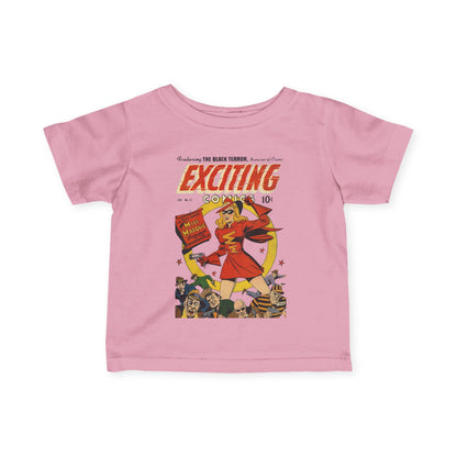 Exciting Comics #53 feat Miss Masque Infant Tee *Many Sizes/Colors Available*