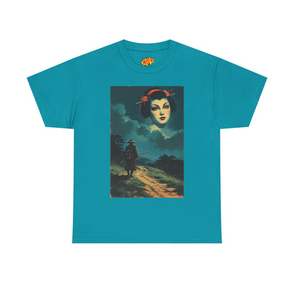 Walking Samurai w/Cloud Woman T-Shirt