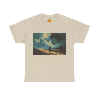 Samurai w/Night Sky Geisha Woman T-Shirt
