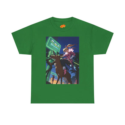 Anime Girl Deer Rider T-Shirt