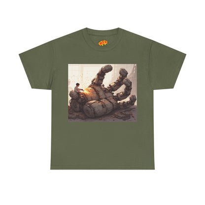 Anime Welder w/Giant Robot Hand T-Shirt
