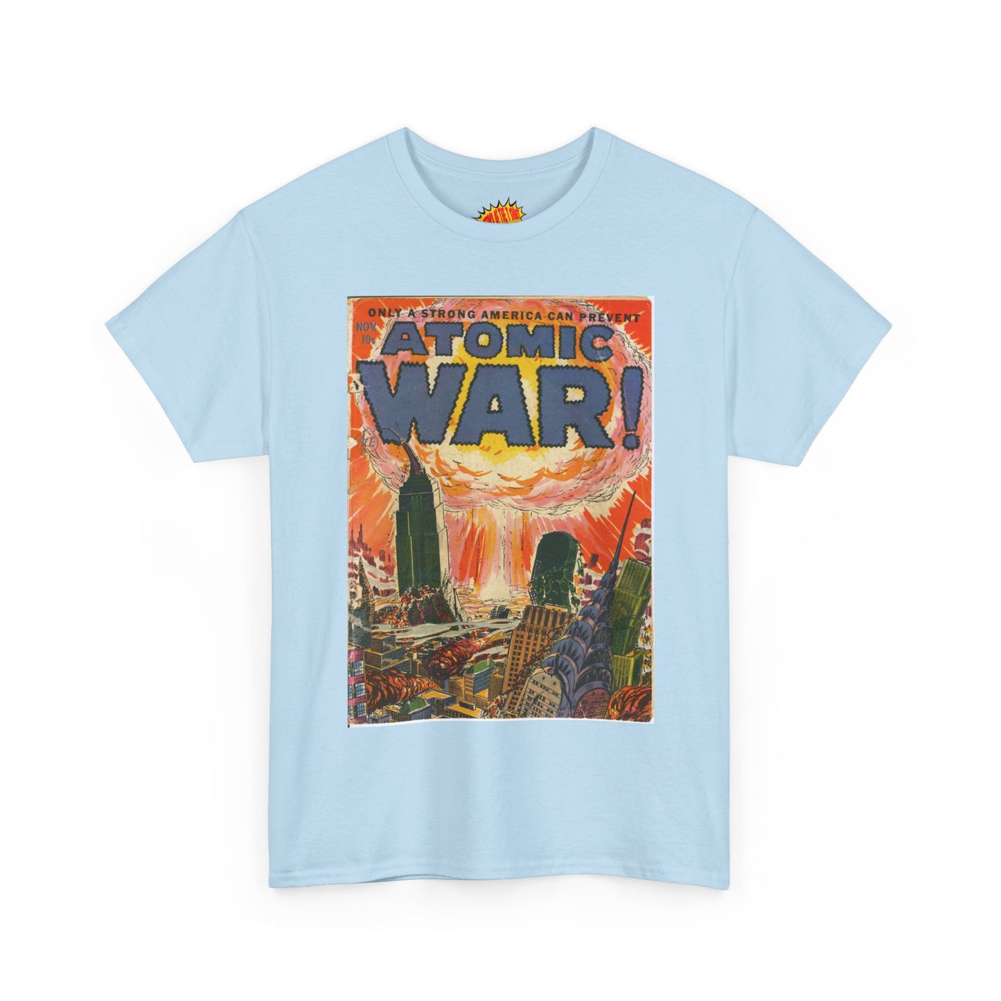 Atomic War Nov. Comic Tee Shirt *Multiple Colors*