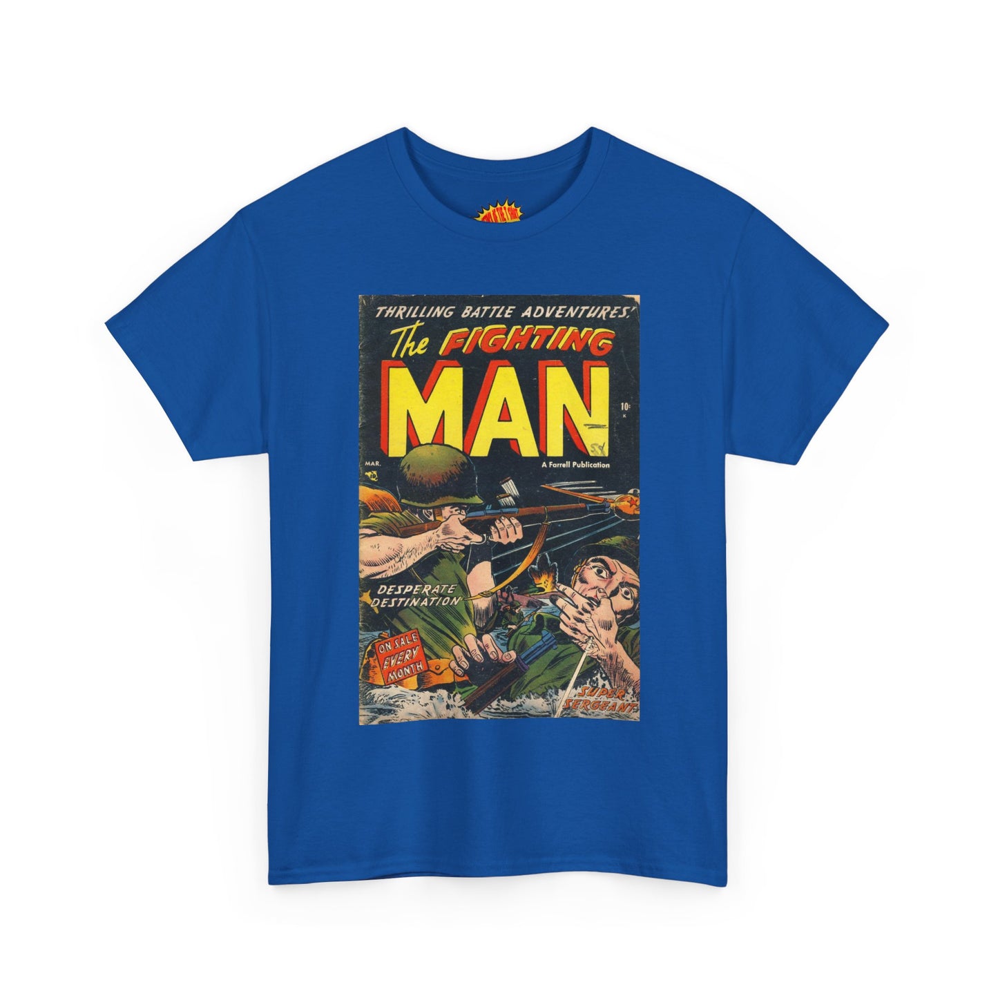 The Fighting Man March Comic Tee Shirt *Multiple Colors*