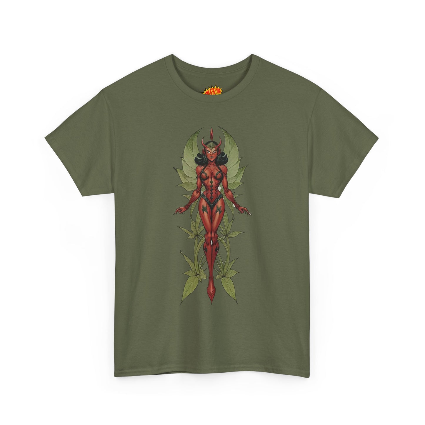 Flower Succubus Woman Fantasy Nature T-Shirt *Multiple Colors*