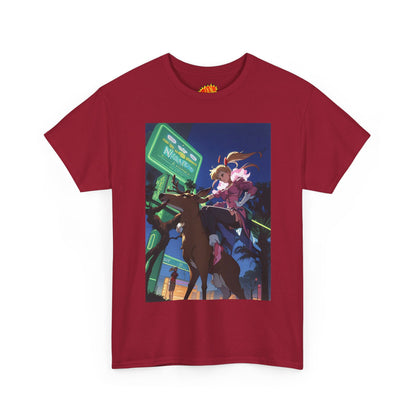 Anime Girl Deer Rider T-Shirt