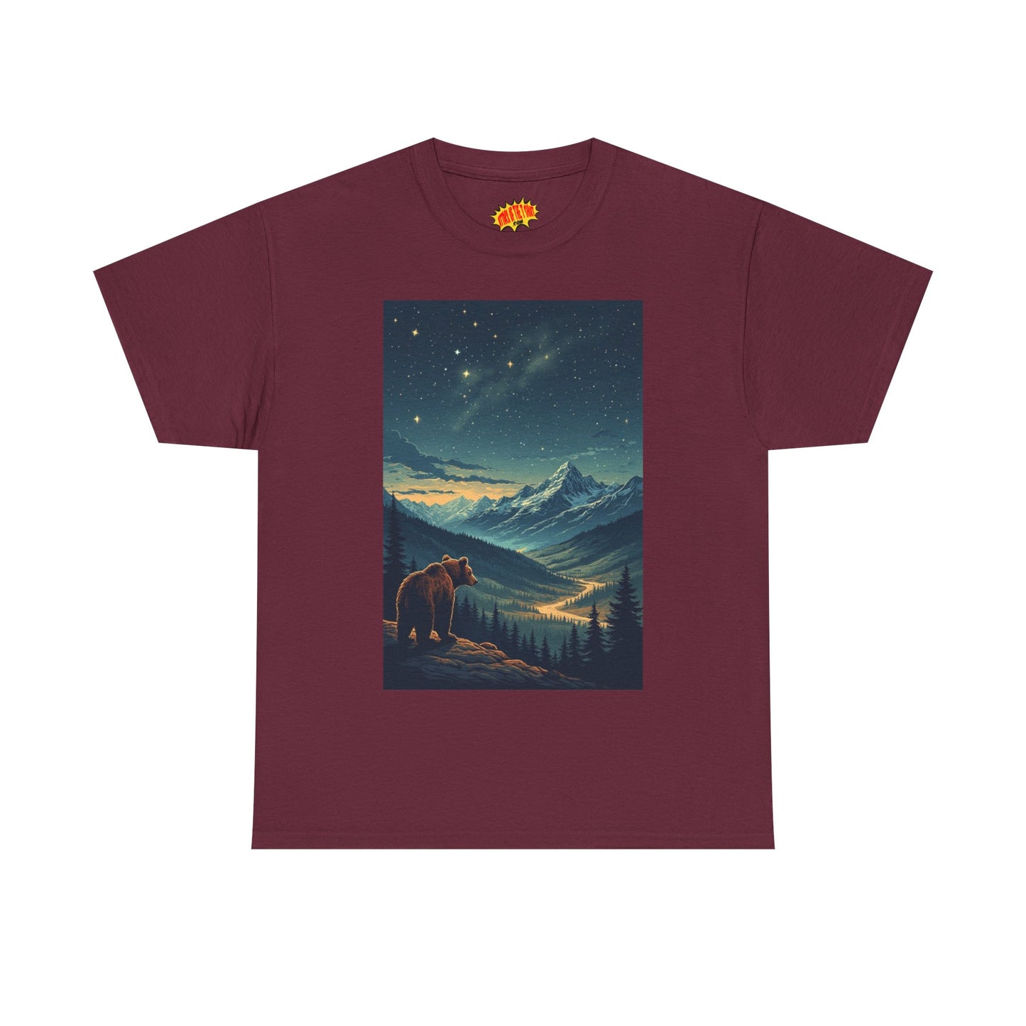 Mountain Bear Aurora Scene T-Shirt *Multiple Colors*