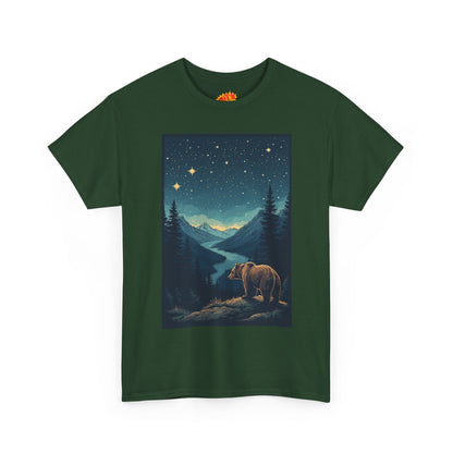 Grizzly Bear Night Scene T-Shirt